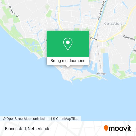 Binnenstad kaart