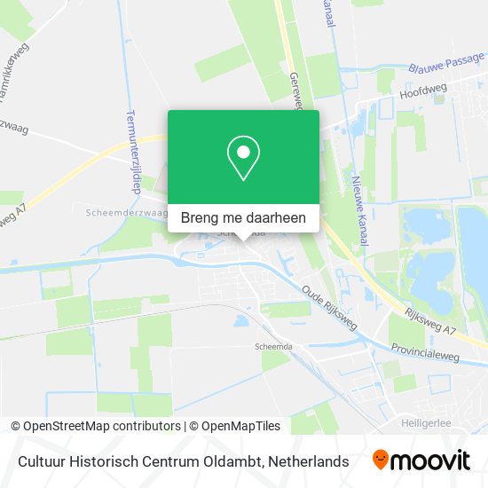 Cultuur Historisch Centrum Oldambt kaart