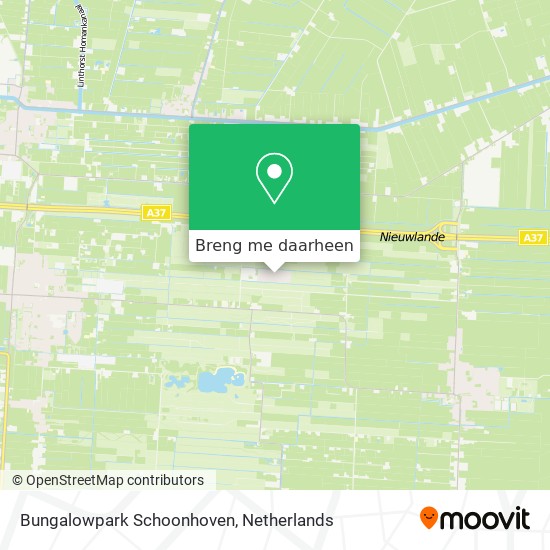 Bungalowpark Schoonhoven kaart