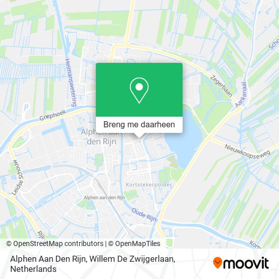 Alphen Aan Den Rijn, Willem De Zwijgerlaan kaart