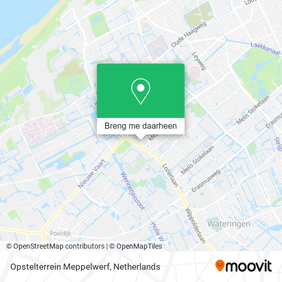 Opstelterrein Meppelwerf kaart