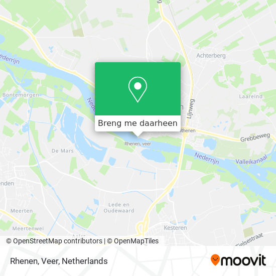 Rhenen, Veer kaart