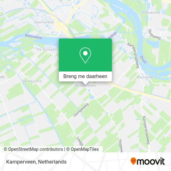 Kamperveen kaart