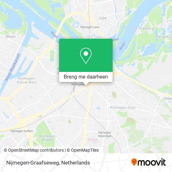 Nijmegen-Graafseweg kaart