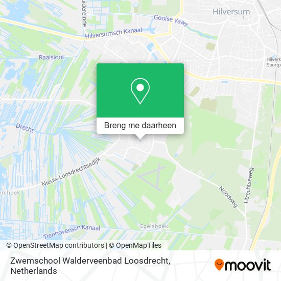 Zwemschool Walderveenbad Loosdrecht kaart