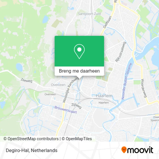 Degiro-Hal kaart