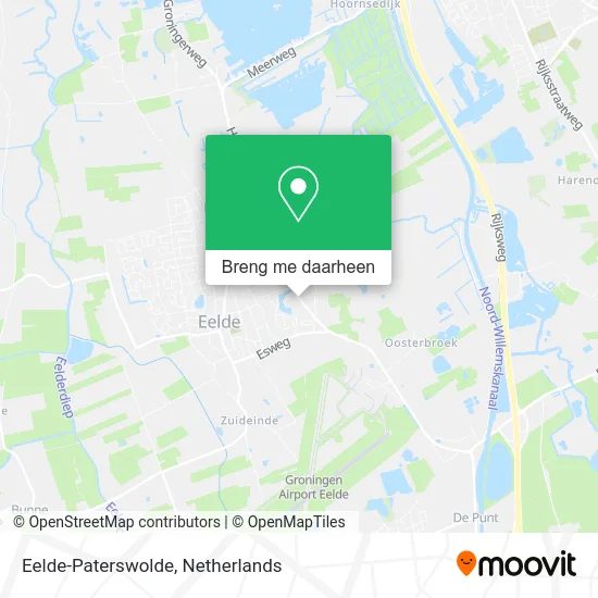 Eelde-Paterswolde kaart