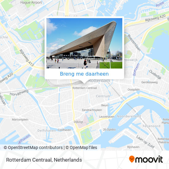 Rotterdam Centraal kaart