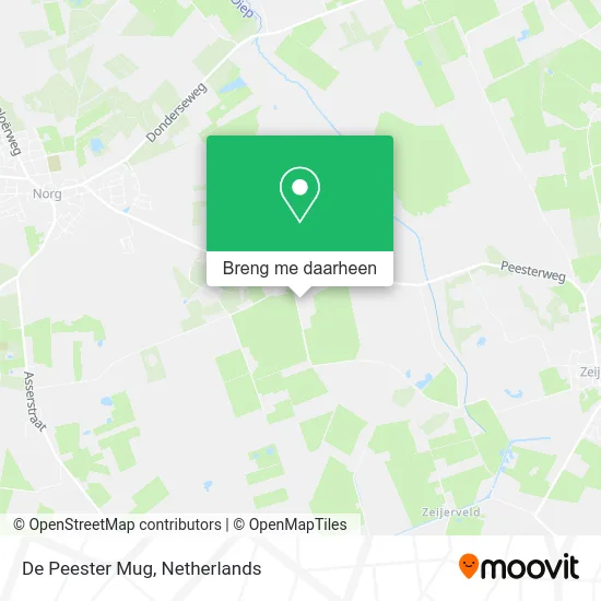 De Peester Mug kaart