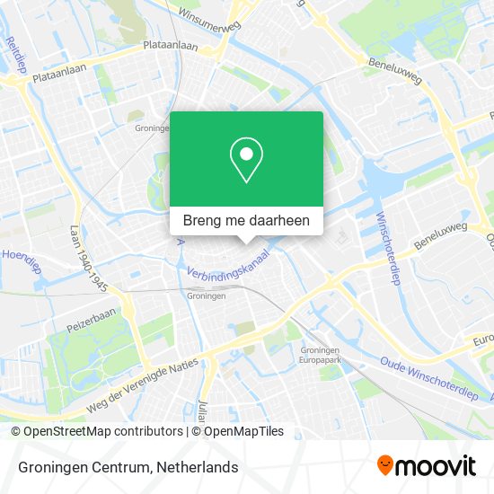Groningen Centrum kaart