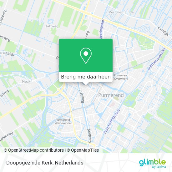 Doopsgezinde Kerk kaart