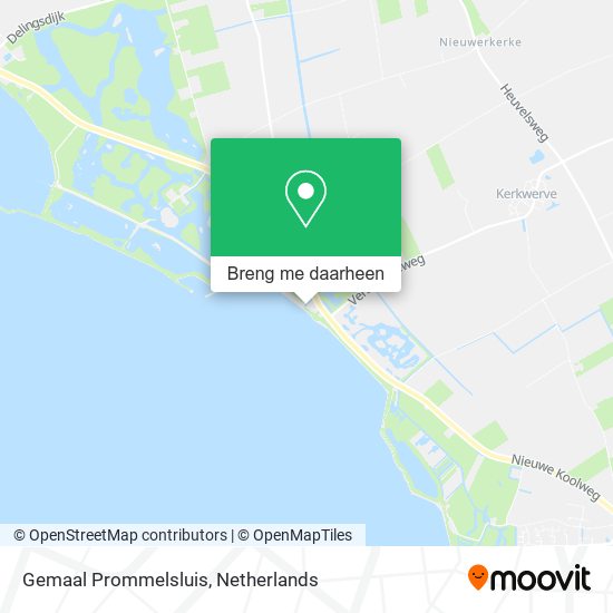 Gemaal Prommelsluis kaart