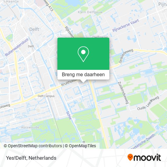 Yes!Delft kaart