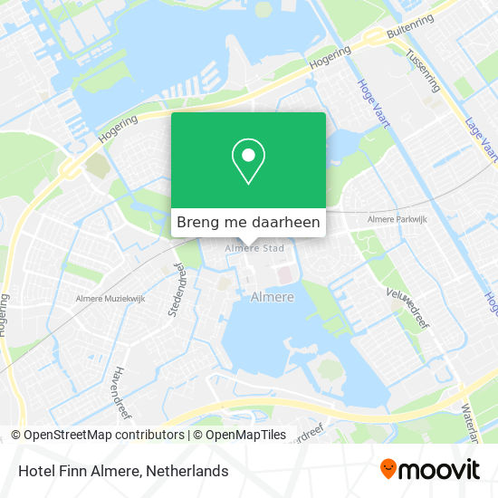 Hotel Finn Almere kaart