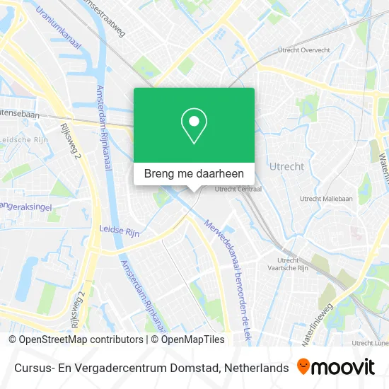 Cursus- En Vergadercentrum Domstad kaart