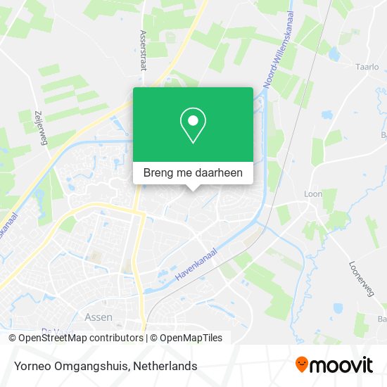 Yorneo Omgangshuis kaart