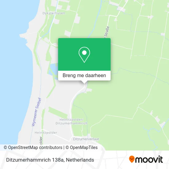Ditzumerhammrich 138a kaart