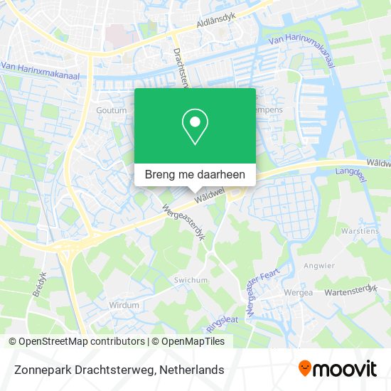 Zonnepark Drachtsterweg kaart