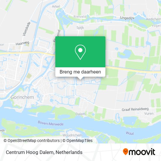 Centrum Hoog Dalem kaart
