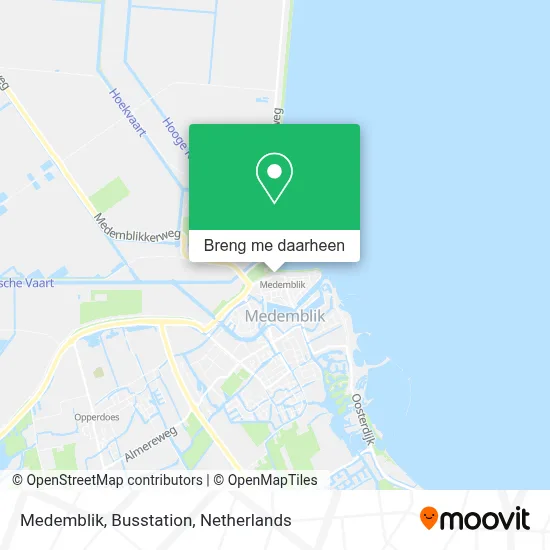 Medemblik, Busstation kaart