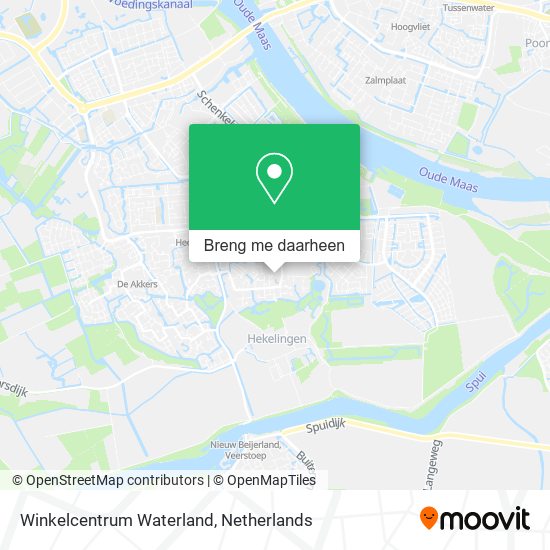 Winkelcentrum Waterland kaart