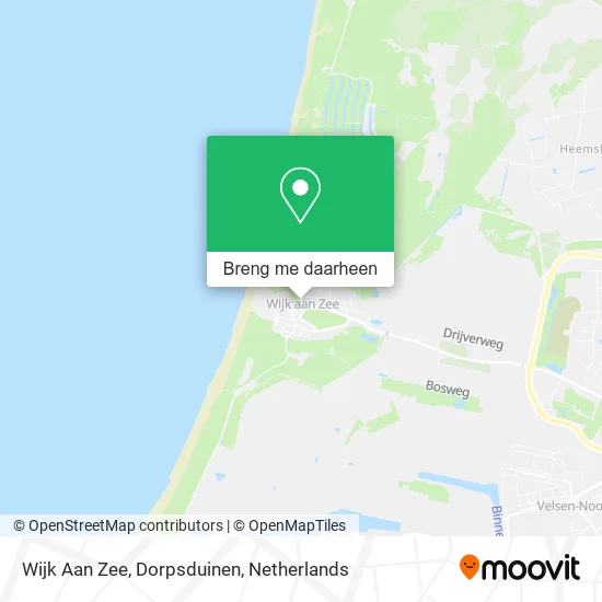 Wijk Aan Zee, Dorpsduinen kaart