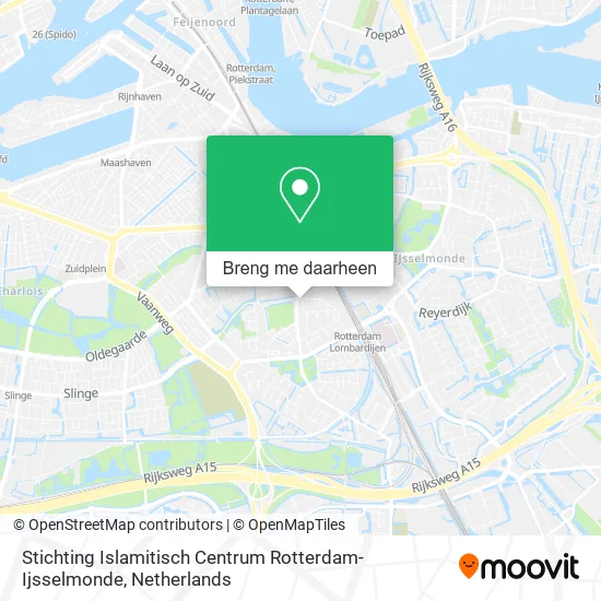 Stichting Islamitisch Centrum Rotterdam-Ijsselmonde kaart