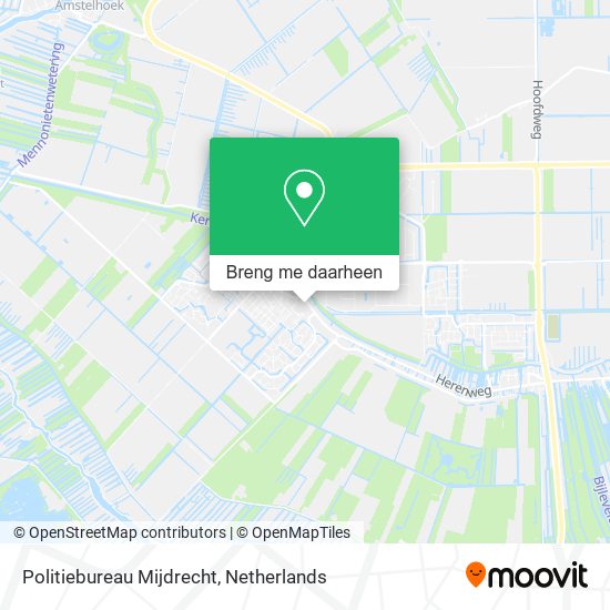 Politiebureau Mijdrecht kaart