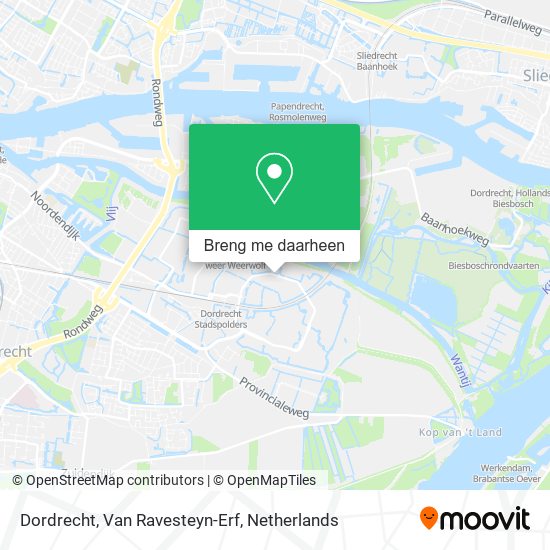 Dordrecht, Van Ravesteyn-Erf kaart