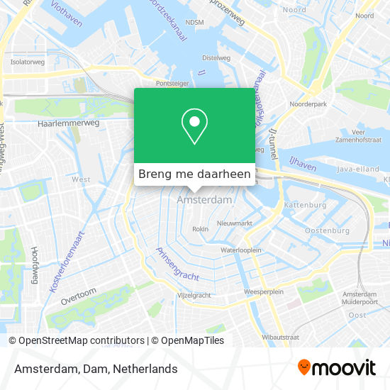 Amsterdam, Dam kaart