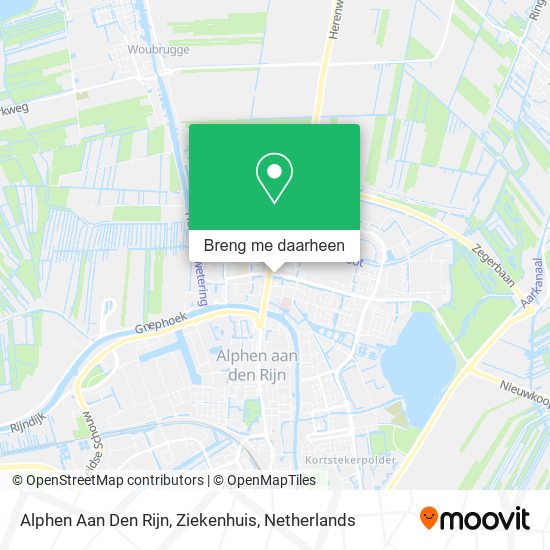 Alphen Aan Den Rijn, Ziekenhuis kaart