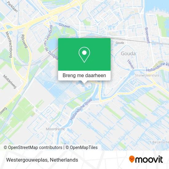 Westergouweplas kaart