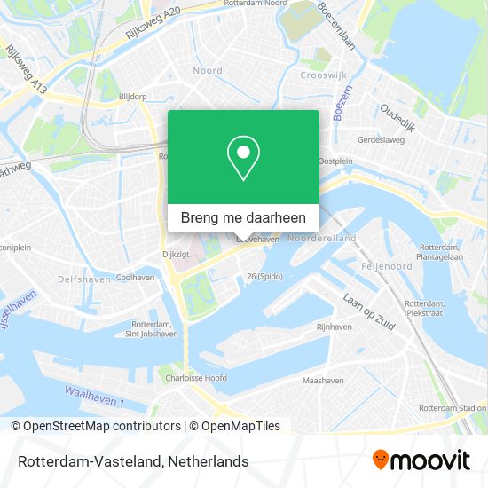 Rotterdam-Vasteland kaart