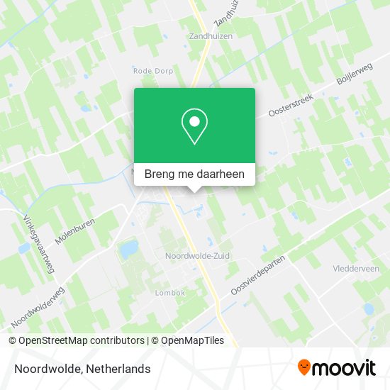 Noordwolde kaart