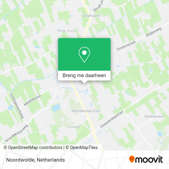 Noordwolde kaart