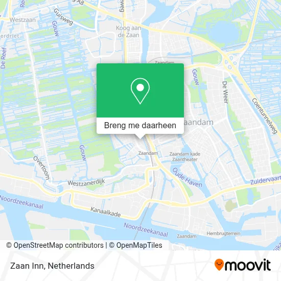 Zaan Inn kaart