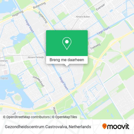 Gezondheidscentrum Castrovalva kaart