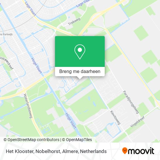 Het Klooster, Nobelhorst, Almere kaart