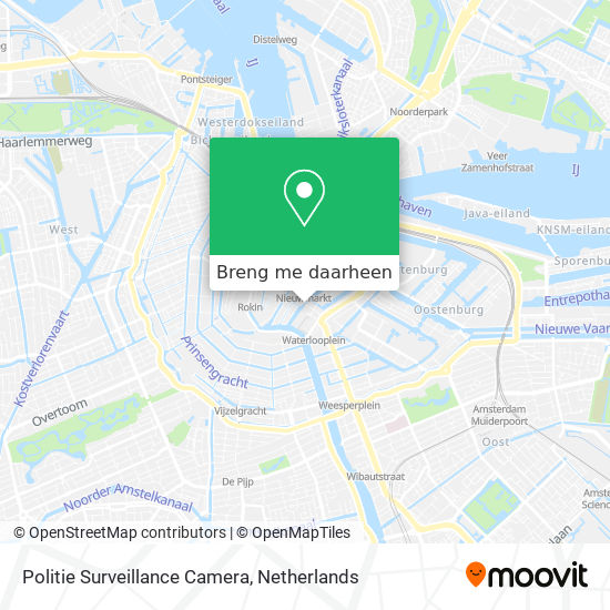 Politie Surveillance Camera kaart