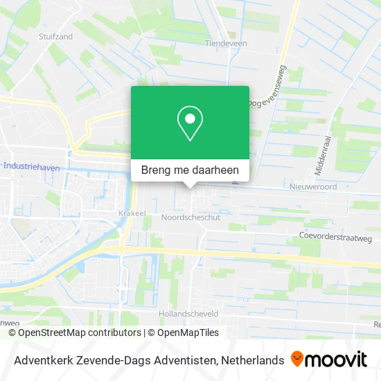 Adventkerk Zevende-Dags Adventisten kaart