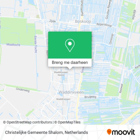 Christelijke Gemeente Shalom kaart