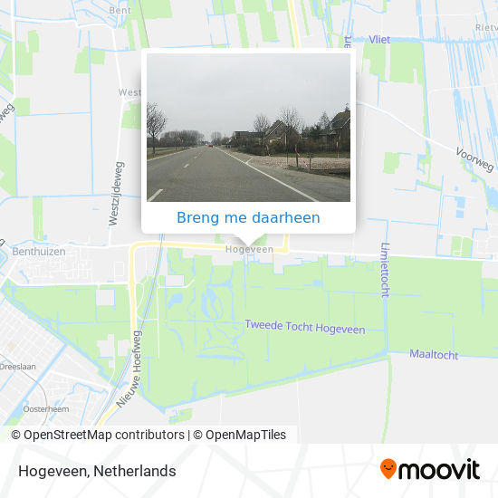 Hogeveen kaart