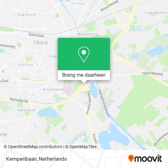 Kempenbaan kaart