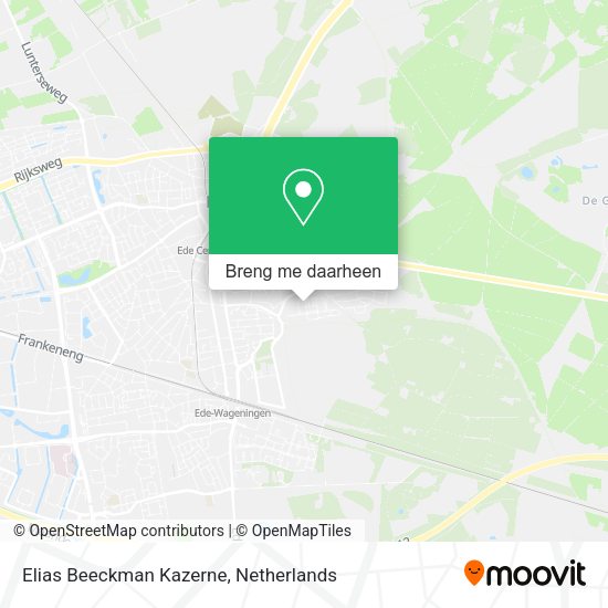 Elias Beeckman Kazerne kaart