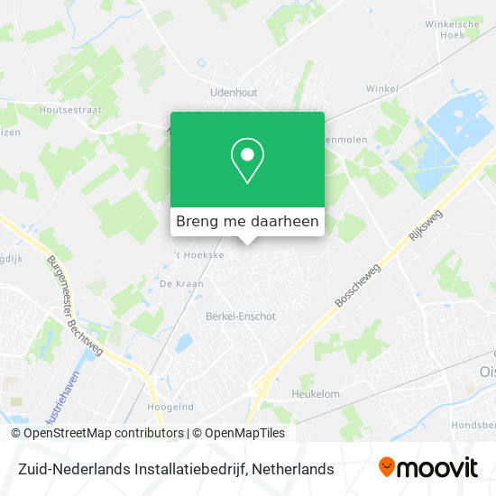 Zuid-Nederlands Installatiebedrijf kaart