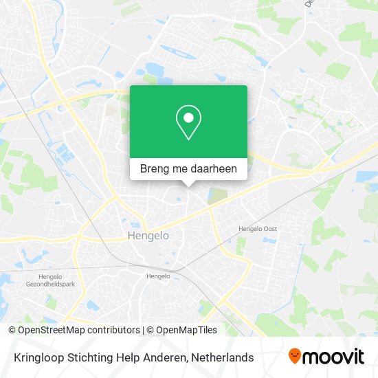 Kringloop Stichting Help Anderen kaart