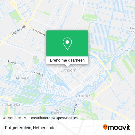 Potgieterplein kaart