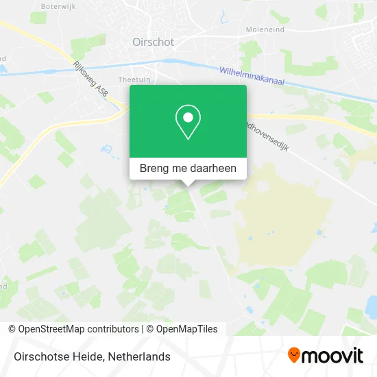 Oirschotse Heide kaart
