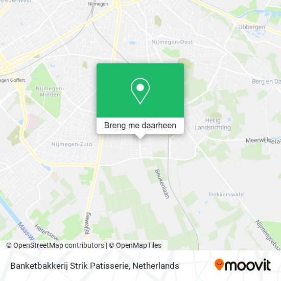 Banketbakkerij Strik Patisserie kaart