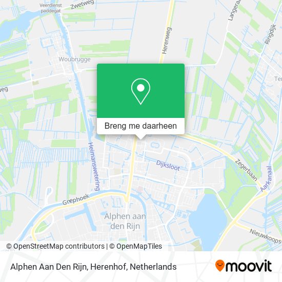Alphen Aan Den Rijn, Herenhof kaart